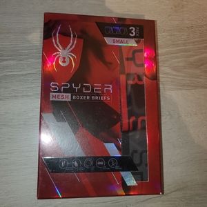 New men's Spyder boxer briefs size S